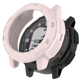 TPU HALF COVER Kryt pro Garmin Instinct Crossover světle růžový