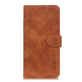 KHAZNEH RETRO Peněženkové pouzdro pro Xiaomi Poco X6 Pro 5G hnědé