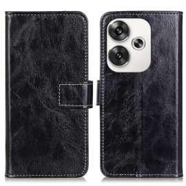 RETRO Peněženkový obal Xiaomi Poco F6 černý