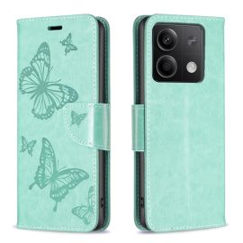 ART BUTTERFLY Peněženkový obal pro Xiaomi Redmi Note 13 zelený