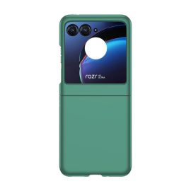 PLASTIC Ochranný plastový kryt pro Motorola Razr 50 tmavě zelený
