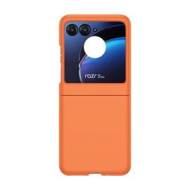 PLASTIC Ochranný plastový kryt pro Motorola Razr 50 oranžový