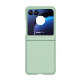 PLASTIC Ochranný plastový kryt pro Motorola Razr 50 světle zelený