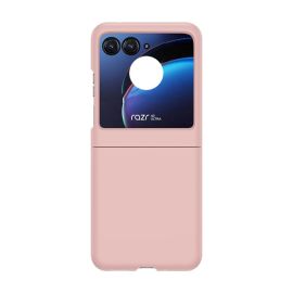 PLASTIC Ochranný plastový kryt pro Motorola Razr 50 světle růžový