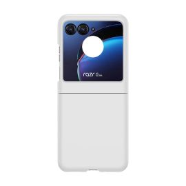 PLASTIC Ochranný plastový kryt pro Motorola Razr 50 bílý