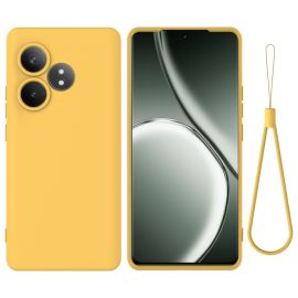 RUBBER Ochranný obal pro Realme GT 6 / Realme GT 6T žlutý