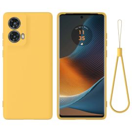 RUBBER Ochranný obal pro Motorola Moto G85 5G žlutý
