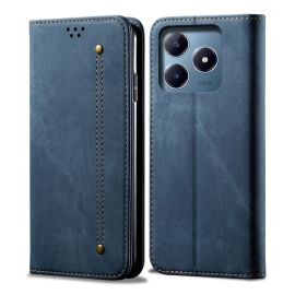 DENIM Peněženkový kryt pro Realme C61 / Realme C63 modrý