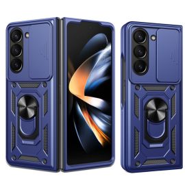 RING CAMERA Kryt s držákem pro Samsung Galaxy Z Fold6 5G modrý