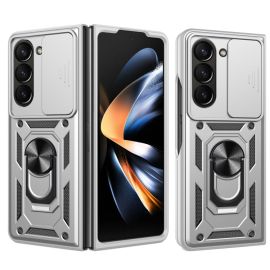 RING CAMERA Kryt s držákem pro Samsung Galaxy Z Fold6 5G stříbrný