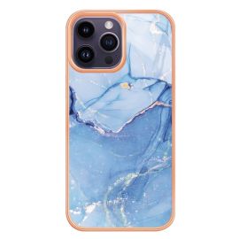 IMD MARBLE Ochranný kryt pro Apple iPhone 16 Pro BLUE