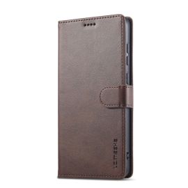 IMEEKE Peněženkový obal pro Samsung Galaxy A05 tmavě hnědý