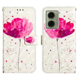 ART Peněženkový kryt pro Motorola Moto G04 / G24 / G24 Power FLOWER