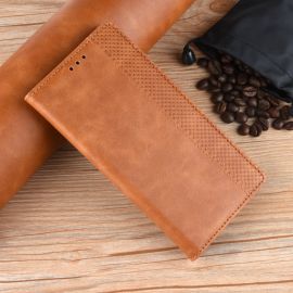 BUSINESS Peněženkové pouzdro pro Motorola Edge 50 Pro hnědé