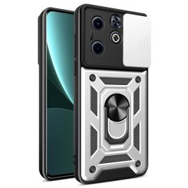 RING CAMERA Kryt s držákem pro Infinix Hot 40i stříbrný