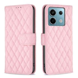 LATTICE Ochranné pouzdro pro Xiaomi Redmi Note 13 Pro 5G / Xiaomi Poco X6 5G růžové