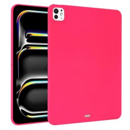 RUBBER Ochranný kryt pro Apple iPad Pro 11 2024 / M5 2025 tmavě růžový