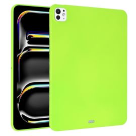 RUBBER Ochranný kryt pro Apple iPad Pro 13 2024 / M5 2025 neonově zelený