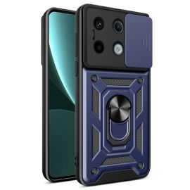 RING CAMERA Kryt s držákem pro Xiaomi Redmi Note 13 Pro 5G modrý