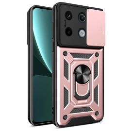 RING CAMERA Kryt s držákem pro Xiaomi Redmi Note 13 Pro 5G růžový