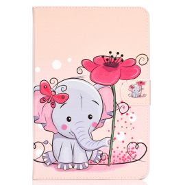 UNIVERZÁLNÍ FLIP POUZDRO pro tablet s úhlopříčkou 10" ELEPHANT FLOWER S