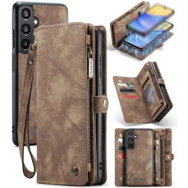 WALLET Ochranný kryt s peněženkou 2v1 pro Samsung Galaxy A15/A15 5G hnědý