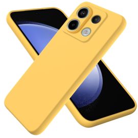 RUBBER Ochranný kryt pro Xiaomi Redmi Note 13 Pro 5G / Xiaomi Poco X6 5G žlutý