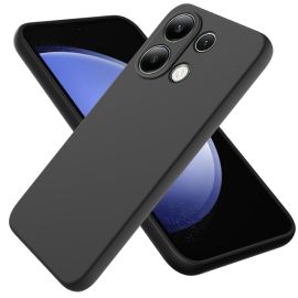RUBBER Ochranný kryt pro Xiaomi Redmi Note 13 Pro / Poco M6 Pro černý
