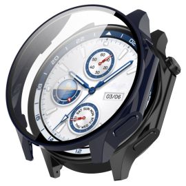 PC FULL COVER Plastový kryt se sklem pro OnePlus Watch 2 modrý