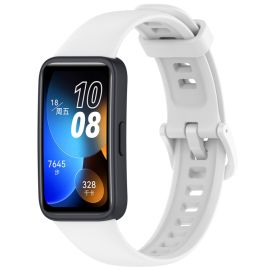 SILICONE Vyměnitelný řemínek pro Huawei Band 10 / Band 9 bílý