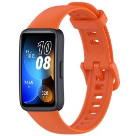 SILICONE Vyměnitelný řemínek pro Huawei Band 10 / Band 9 oranžový