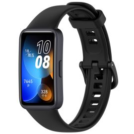 SILICONE Vyměnitelný řemínek pro Huawei Band 10 / Band 9 černý