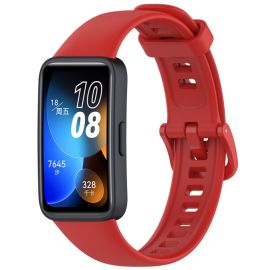 SILICONE Vyměnitelný řemínek pro Huawei Band 10 / Band 9 červený