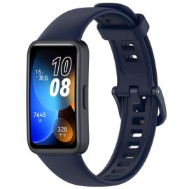 SILICONE Vyměnitelný řemínek pro Huawei Band 10 / Band 9 tmavomodrý