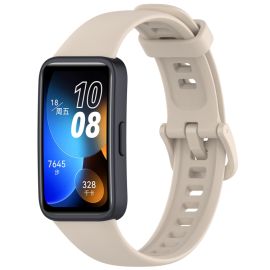 SILICONE Vyměnitelný řemínek pro Huawei Band 10 / Band 9 béžový