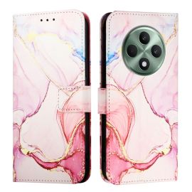 ART MARBLE Peněženkový kryt pro Oppo Reno12 FS 5G ROSE GOLD