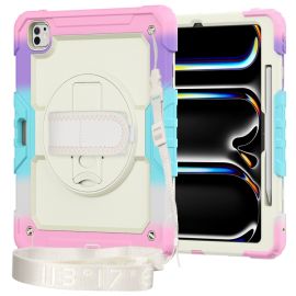 SOLID 360 Odolný obal pro Apple iPad Pro 13 2024 / M5 2025 RAINBOW