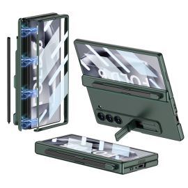 GKK SUPPORT Kryt se stojanem pro Samsung Galaxy Z Fold6 5G zelený