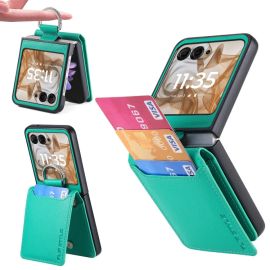 CARD Kryt s přihrádkami pro karty Motorola Razr 50 Ultra zelený