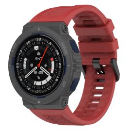 SILICONE Vyměnitelný řemínek pro Amazfit Active Edge červený