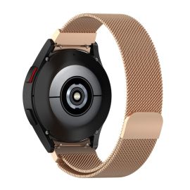 MILANESE Kovový řemínek pro Samsung Galaxy Watch FE růžovozlatý