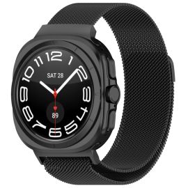 MILANESE Kovový řemínek pro Samsung Galaxy Watch Ultra / Watch Ultra 2025 černý
