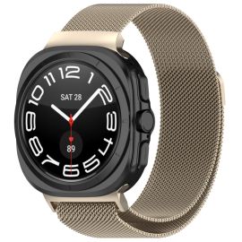 MILANESE Kovový řemínek pro Samsung Galaxy Watch Ultra / Watch Ultra 2025 STARLIGHT