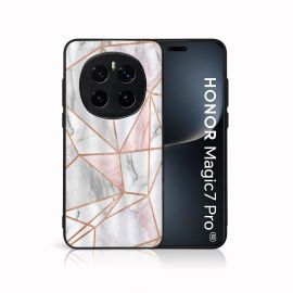 MY ART Ochranný kryt pro Honor Magic7 Pro 5G PINK MARBLE (143)