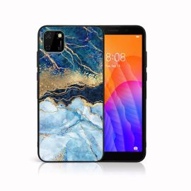 MY ART Silikonový obal Huawei Y5p BLUE MARBLE (141)