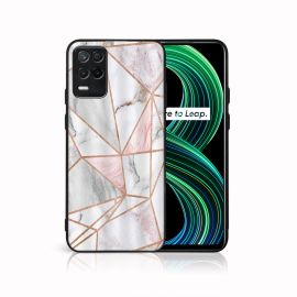 MY ART Ochranný obal Realme 8 5G - PINK MARBLE (143)