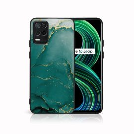 MY ART Ochranný obal Realme 8 5G -GREEN MARBLE (145)