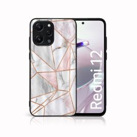MY ART Ochranný kryt pro Xiaomi Redmi 12PINK MARBLE (143)