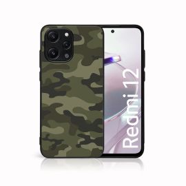 MY ART Ochranný kryt pro Xiaomi Redmi 12GREEN CAMO (235)