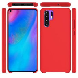 RUBBER Silikonový obal Huawei P30 Pro červený